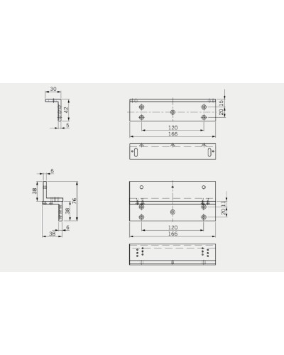 L+Z кронштейн для EMC 600 ALH. L+Z кронштейн для EMC 600 ALH. dormakaba в Орле