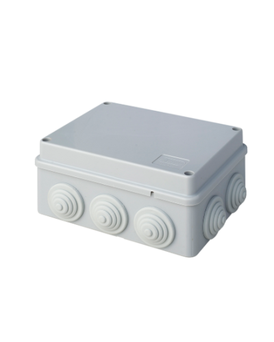 Коробка JBS150 150х110х70, 10 вых., 5P (1,5…6мм²) серая (43029HF-GR). Коробка монтажная, огнестойкая, без галогена. Экопласт в Орле