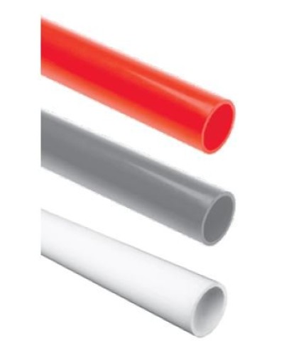 Ecoplast труба ПВХ гладкая, для аспирационной системы, D25, красная (33025-RD). Труба для аспирационной системы. Экопласт в Орле