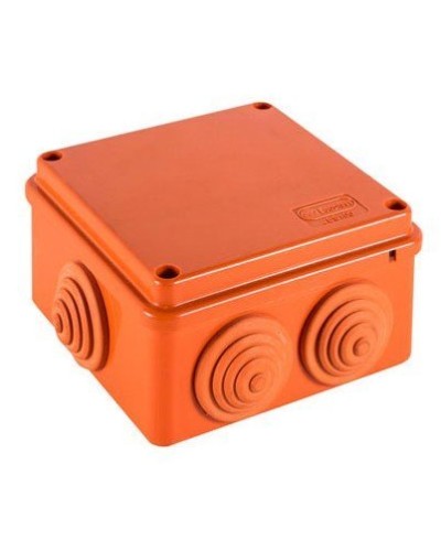 Коробка JBS100 100х100х55, 6 вых., 8P (0,15…4мм²) (43447HF): Коробка монтажная, огнестойкая, без галогена в Орле