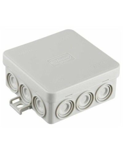 Коробка JBL085 85х85х38, 12 вых., 8P (0,15...2,5мм²) серая (43355HF-GR). Коробка монтажная, огнестойкая, без галогена. Экопласт в Орле