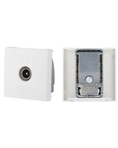 Розетка TV оконечная, белый LK45 (852104). Розетка TV. Экопласт в Орле