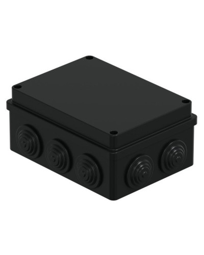 Коробка JBS150 150х110х70, 10 вых., IP55, черная (44009BL-1). Коробка монтажная. Экопласт в Орле