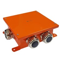 Коробка SMB165 металлическая 164х164х65, 6P (1,5-4 мм²) (56139). Коробка, огнестойкая. Экопласт