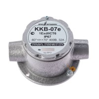 ККВ-07е-Ех-А-Р1-П-БК1, КВБ12+КВБ12. Коробка коммутационная взрывозащищенная проходная. Эридан