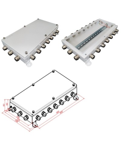 КМ IP66-2040. Коробка монтажная электротехническая. Гефест в Орле