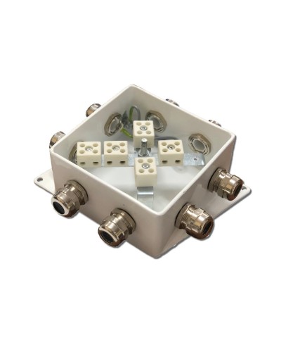 КМ-О (10к*6,0)-IP66-120х120, пять вводов: Коробка монтажная огнестойкая в Орле