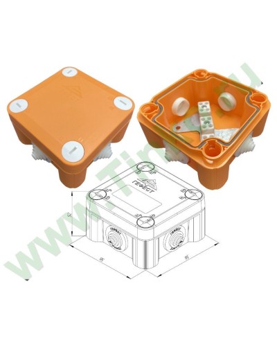 КМ-О-1010(П)(8к)-IP55: Коробка монтажная огнестойкая в Орле