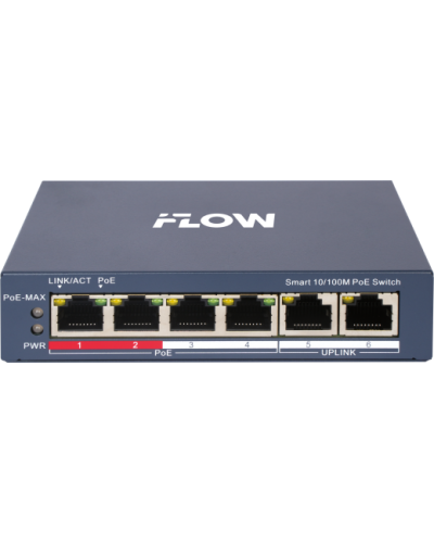 F-SW-EM206POE-VM. Коммутатор с POE. i-FLOW в Орле