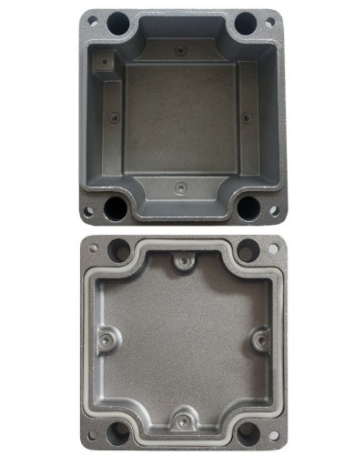 МКС Мороз, глухая, IP66/IP68, серый. Коробка коммутационная металлическая. Магнито-Контакт в Орле