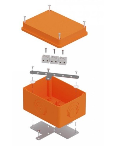Коробка огнестойкая 150х110х90 E15-E120 для о/п (40-0351-FR1.5-6). Коробка огнестойкая для открытой установки. Промрукав в Орле