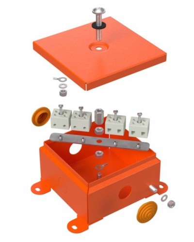 Коробка металлическая огнестойкая 110х110х65 (70-0360-FR2.5-4). Коробка металлическая огнестойкая. Промрукав в Орле