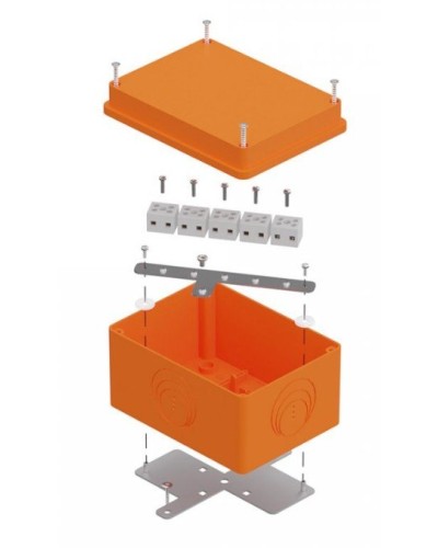 Коробка огнестойкая 150х110х90 E15-E120 для о/п (40-0351-FR1.5-10). Коробка огнестойкая для открытой установки. Промрукав в Орле