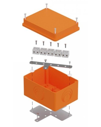 Коробка огнестойкая 150х110х90 E15-E120 для о/п (40-0351-FR2.5-10). Коробка огнестойкая для открытой установки. Промрукав в Орле