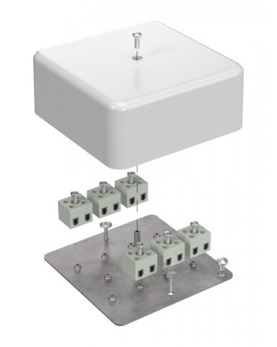 Коробка огнестойкая 103х103х45 (латунь) (40-0470-FR2.5-12-Е60). Коробка огнестойкая для открытой установки. Промрукав в Орле