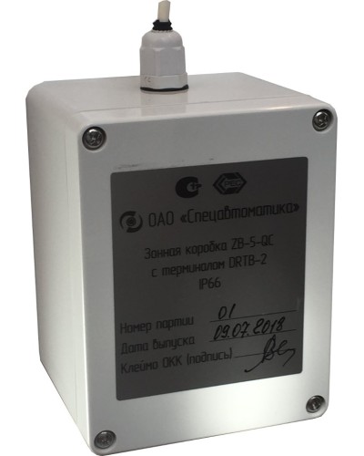 ZB-5-QC с DRTB-2 исп.02. Монтажная зонная коробка. Спецавтоматика, Москва в Орле